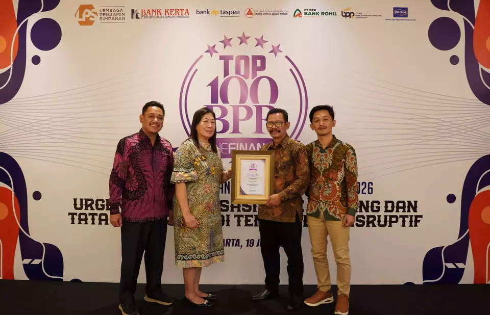 BPR Danamas Berhasil Masuk dalam 100 BPR Terbaik dari The Finance